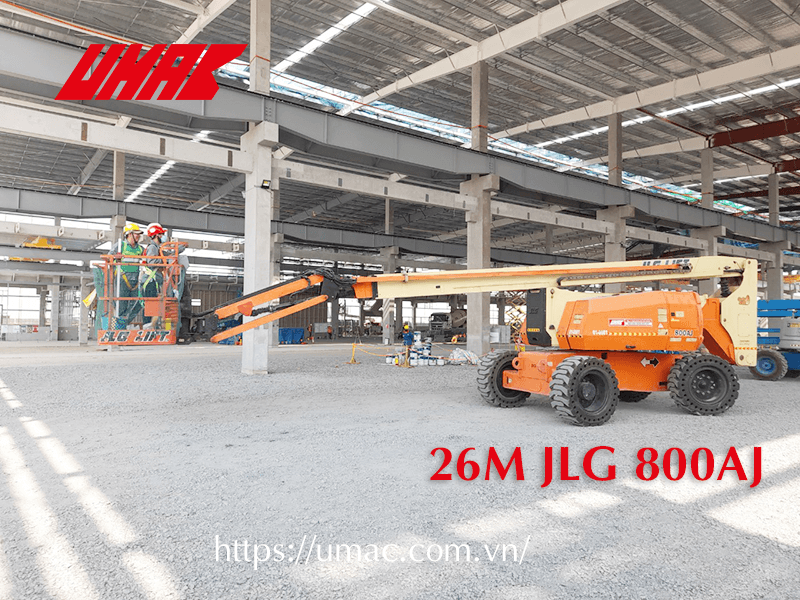 thuê xe nâng người gấp khúc 26m