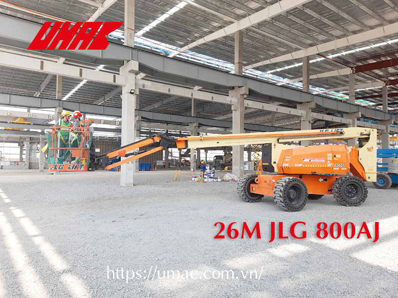 Ưu điểm và tính năng kỹ thuật của xe nâng người gấp khúc 26m