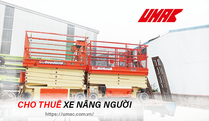 Cho thuê xe nâng người tại Bắc Ninh
