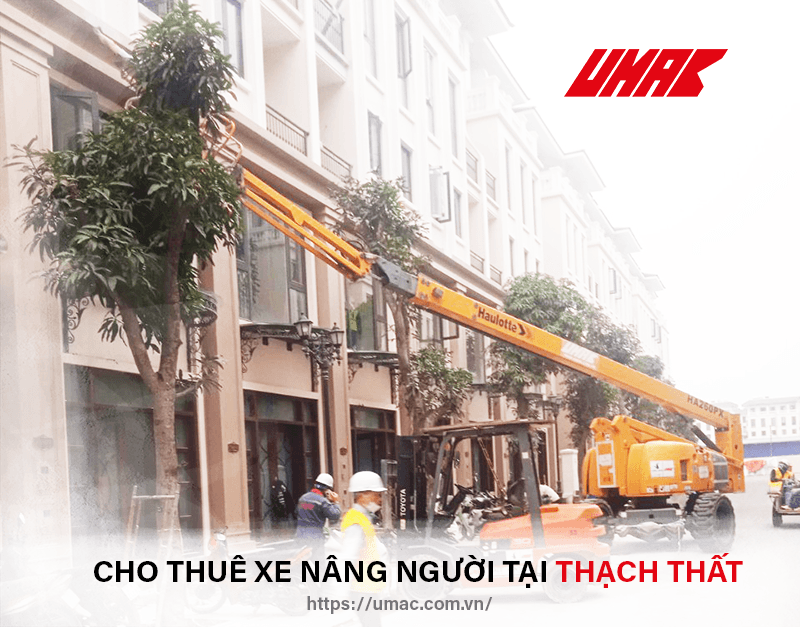 Cho thuê xe nâng người boom lift